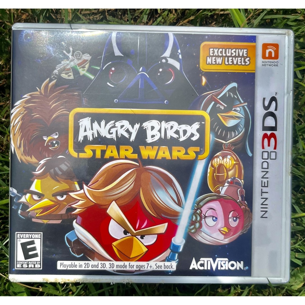 Angry Birds Star Wars Nintendo‎ 3DS Video Game Complete Activision Exclusive